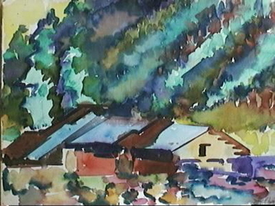 Haus am berg 4