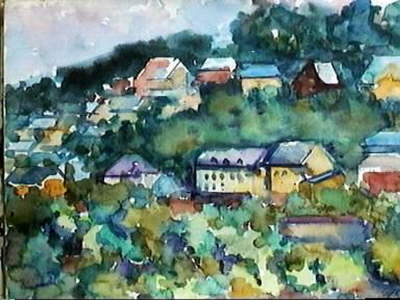 Häuser am Berg 3