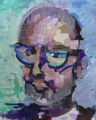 Mann mit Brille