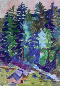 Häuser vor dem Hochwald Häuser vor dem Hochwald